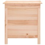 vidaXL Boîte de rangement de jardin 50x49x56 5 cm bois massif de sapin
