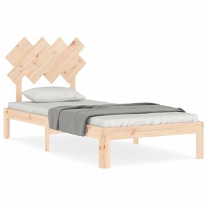 vidaXL Cadre de lit sans matelas 90x200 cm bois de pin massif