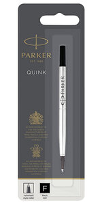 PARKER recharge Roller Ball pointe fine noire blister X 1