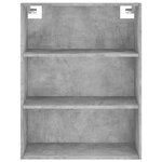 vidaXL Buffet gris béton 69 5x32 5x180 cm bois d'ingénierie