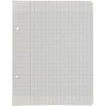 Sachet 50 feuilles perforées seyès 90 g blanches format 17 x 22 cm