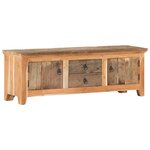 vidaXL Meuble TV 120x30x40 cm Bois d'acacia et de récupération massif