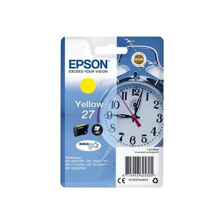 Epson cartouche t2704 - réveil - jaune