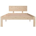 vidaXL Cadre de lit bois de pin massif 100x200 cm