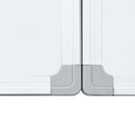vidaXL Tableau blanc magnétique pliable 120x80x1 7 cm aluminium