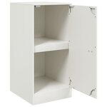 vidaXL Buffet blanc 34 5x39x73 cm acier