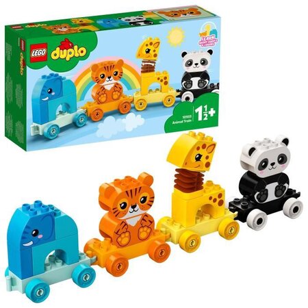 Lego 10955 duplo my first le train des animaux jouet premier âge jeu  éducatif pour enfants et bébés agés de 1 an et plus - La Poste
