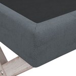 vidaXL Tabouret de rangement Gris foncé 45x45x49 cm Velours