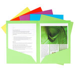 Pack de 25 Chemises Double poche ROCK'S 220g A4 Assorties x 10 EXACOMPTA