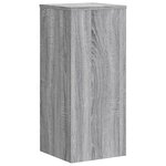 vidaXL Supports pour plantes 2 Pièces sonoma gris bois d'ingénierie