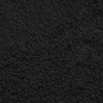 vidaXL Jeu de tapis de salle de bain 3 Pièces Tissu Anthracite
