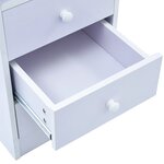 vidaXL Bureau pour enfants Inclinable Blanc