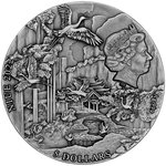 Pièce de monnaie en Argent 5 Dollars g 62.2 (2 oz) Millésime 2022 The Immortal Eight ZHANG GUOLAO