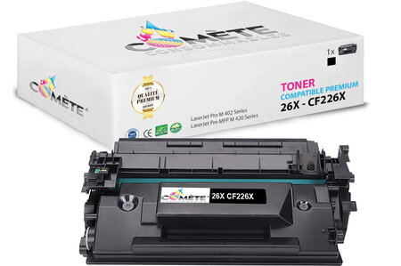 1 toner compatible hp 26a cf226x noir