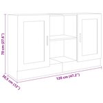 vidaXL Buffet Chêne sonoma 120x30 5x70 cm Bois d'ingénierie