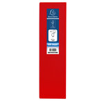 Classeur Pp Personnalisable Kreacover - 4 Anneaux En D 60mm - A4 Maxi - Rouge - X 10 - Exacompta