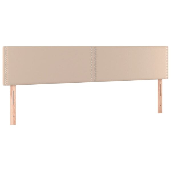 vidaXL Têtes de lit 2 Pièces Cappuccino 90x5x78/88 cm Similicuir