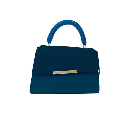 Sac en Cuir Morgane - Indigo - Bleu - Draeger