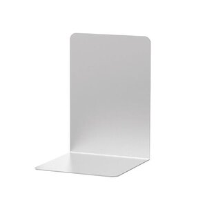 Lot de 2 Serre-livres en aluminium 12 x 12 x 17 cm Aluminium MAUL