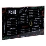 Porte-visuel Mural Horizontal A4 - Cristal - X 10 - Exacompta