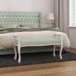 vidaXL Banc Gris clair 110x45x60 cm Velours