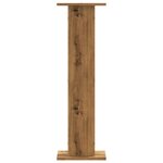 vidaXL Supports pour plantes 2 Pièces chêne artisanal bois d'ingénierie