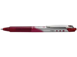 Stylo Roller Encre Liquide V-BALL 7 RT Rétractable Pte Moyenne Rouge PILOT