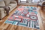 Tapis de salon PORTO 200 x 290 cm - Multicolore
