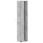 vidaXL Buffet haut LED gris béton 41 5x32 5x200 cm bois d’ingénierie