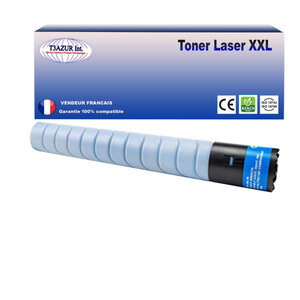 Toner compatible avec ricoh aficio mpc305 mpc305sp mpc305spf remplace ricoh 842082/841595/mpc305e - cyan - 4 000 pages - t3azur