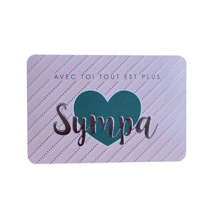 Carte De Voeux - Evénement de la Vie - Avec Toi Tout Est Plus Sympa