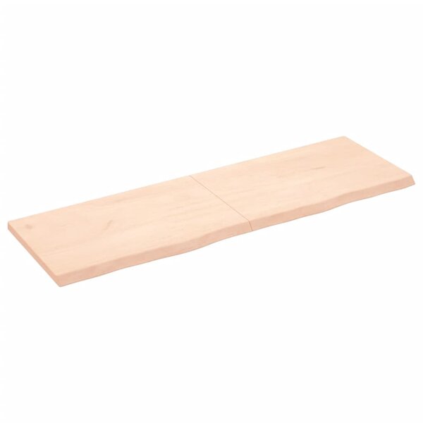 vidaXL Étagère murale 160x50x(2-4) cm bois de chêne massif non traité