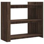 vidaXL Table console chêne marron 100x35x90 cm bois d'ingénierie