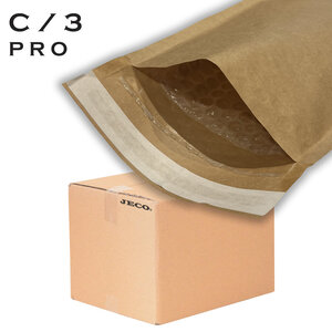 Lot de 400 Enveloppes à bulles marrons C/3 150×215
