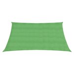 vidaXL Voile d'ombrage 160 g/m² Vert clair 4 5x4 5 m PEHD