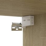vidaXL Meuble TV Chêne sonoma 80x30x30 cm Bois d’ingénierie