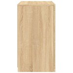 vidaXL Armoire latérale avec lumières LED chêne sonoma