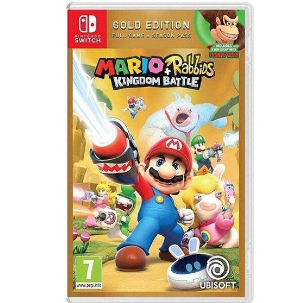 Jeu SWITCH Mario et The Lapins Cretins Kingdom Battle Gold Edition UK
