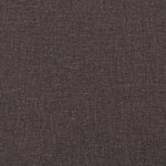 vidaXL Coussin de tête de lit marron foncé 90 cm tissu