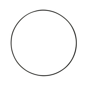 Anneau en métal revêtu 20cm noir