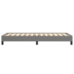 vidaXL Cadre de lit Gris foncé 90x200 cm Tissu