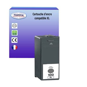 Cartouche compatible avec Lexmark 100XL remplace Lexmark Pro 200, 205, 700, 705, 805, 901, 905 Noire