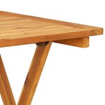 vidaXL Ensemble de bistro 3 Pièces anthracite tissu et bois massif