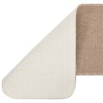 vidaXL Tapis escalier antidérapants 15 Pièces 75x20cm Beige Rectangulaire