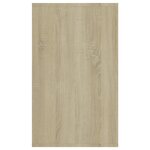 vidaXL Buffet avec 3 tiroirs Chêne Sonoma 120x41x75 cm Bois ingénierie