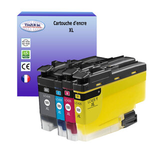 T3AZUR- 4x Cartouches compatibles avec Brother MFC-J4335DW MFC-J4340DW MFC-J4540DW MFC-J4540DWXL LC426XL