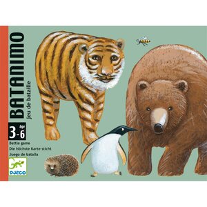 Djeco DJ05177 - Jeu de bataille - Batanimo - Jeu de cartes
