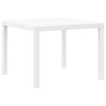 vidaXL Ensemble de Salle à Manger de Jardin 3 Pièces avec Coussins Blanc Rattan Poly