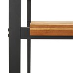 vidaXL Chaises de jardin empilables 4Pièces bois massif d'acacia et métal