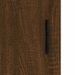 vidaXL Buffet haut chêne marron 69 5x31x115 cm bois d'ingénierie